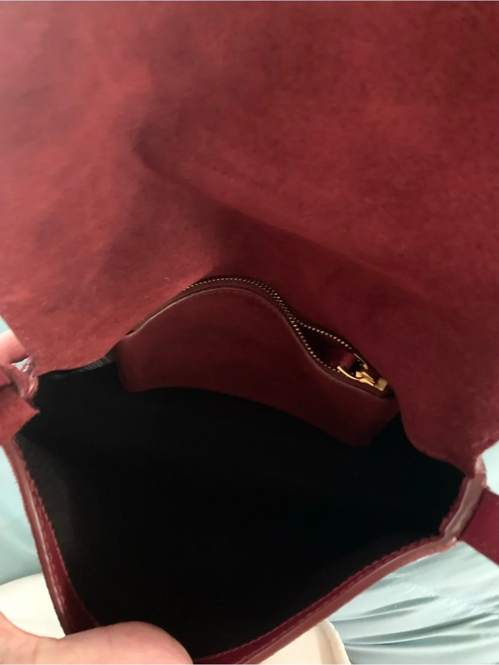 Madewell Red Suede bag - Picture 7 of 12